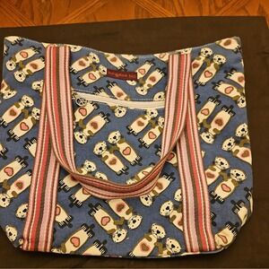 Bungalow Medium‎ Tote Bag, Sea Otter print  Great Condition